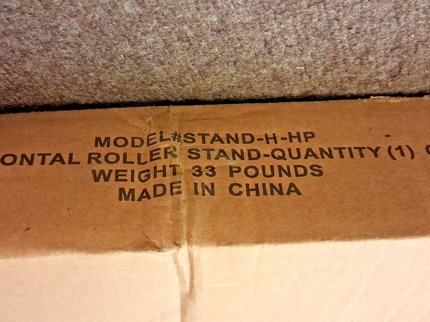 Vestil Heavy-Duty Roller Support 1760Lb Capacity STAND-H-HP
