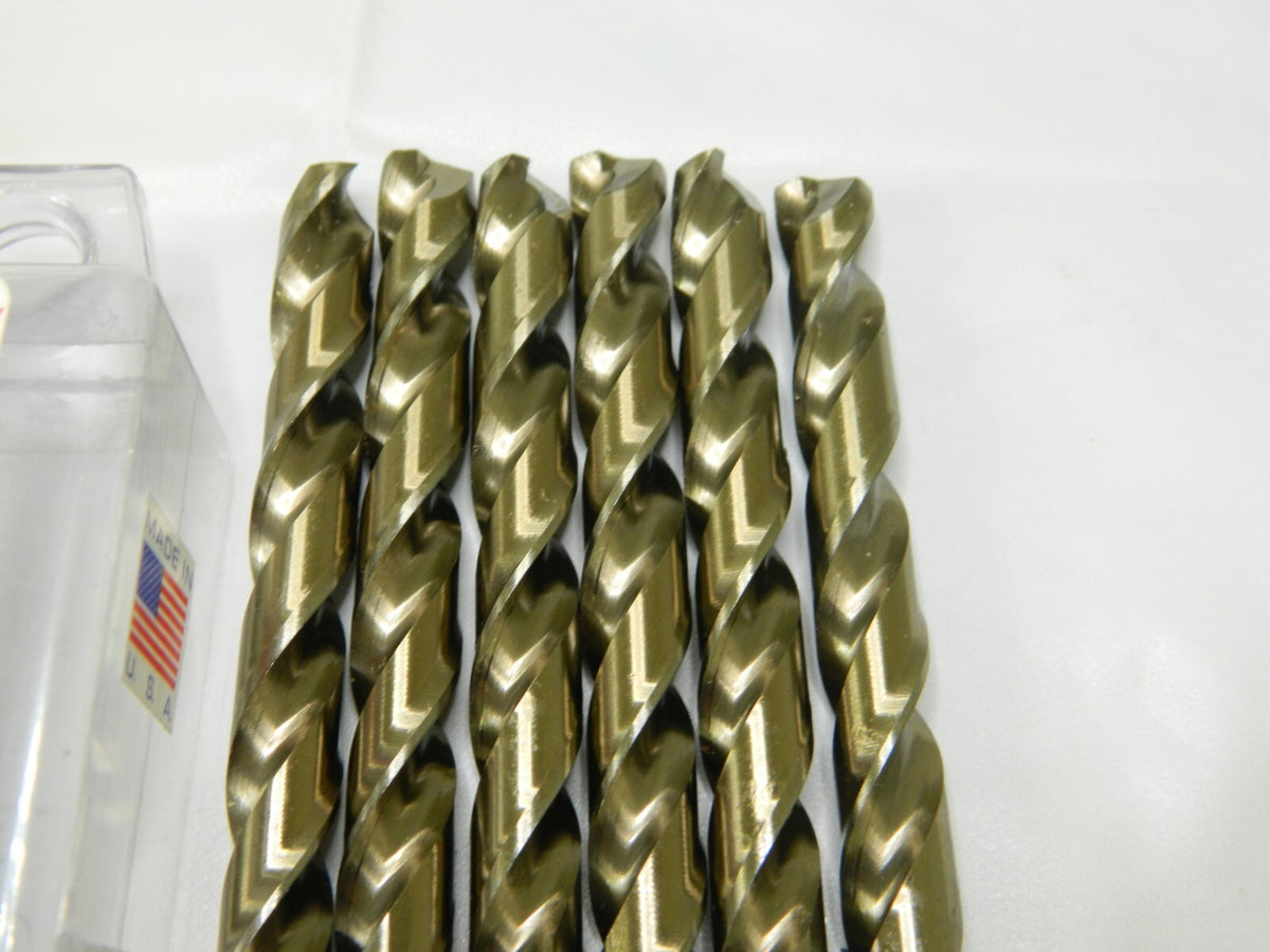 TRIUMPH TWIST Jobber Length Drill Bit 0.4062" Dia, 135 °, Cobalt Qty 6 011526