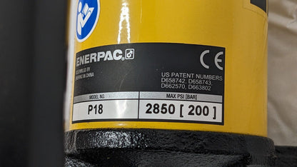 Enerpac Single Speed Lightweight Hydraulic Hand Pump P18 PARTS/REPAIR