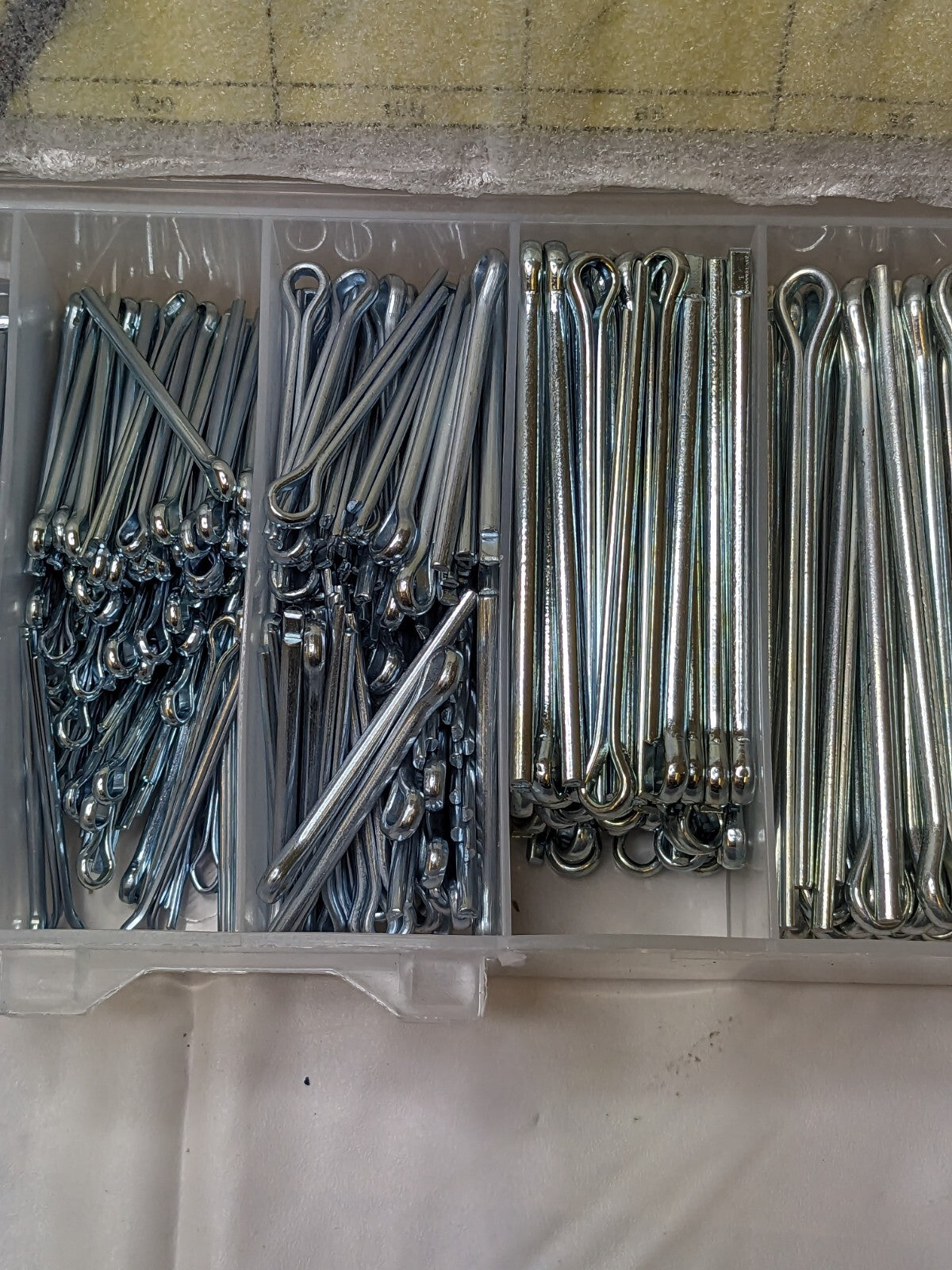 750 Piece, 1/16 to 5/32 Pin Diam, Cotter Pin Assortment NFC-KIT231