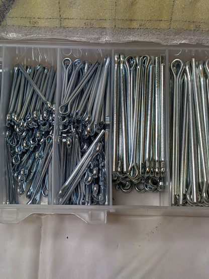 750 Piece, 1/16 to 5/32 Pin Diam, Cotter Pin Assortment NFC-KIT231