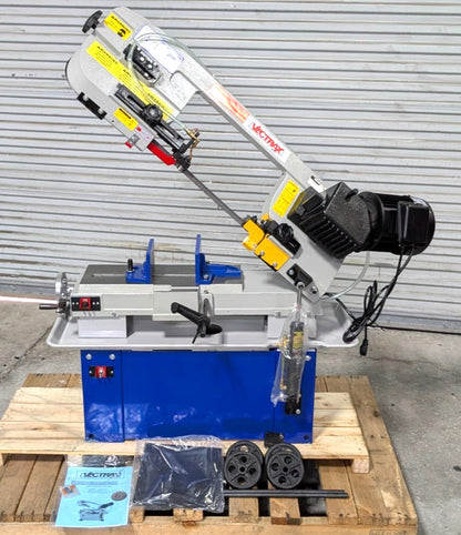 VECTRAX 9X16 Horizontal Bandsaw  Geared Head  220V  1HP  New / Ope