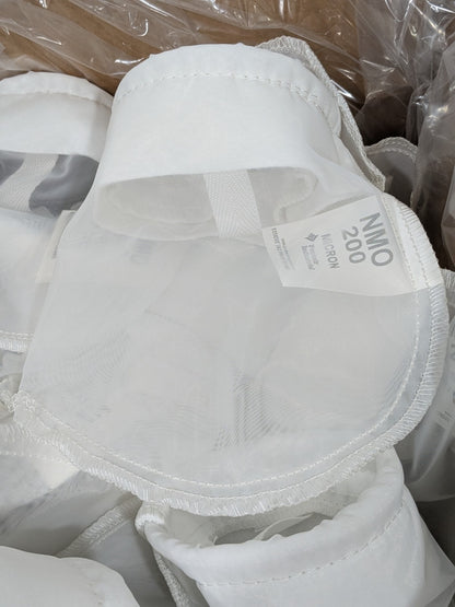 (25) Pentair 200 Micron, Size 3, 30 GPM Max Flow, High Flow Bag Filter NMO200K3S