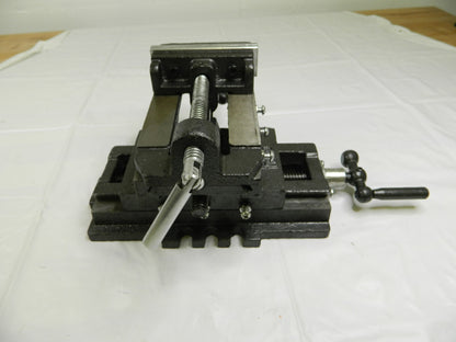 Horizontal Drill Press Vise 3-35/64 Jaw Opening 428-8314