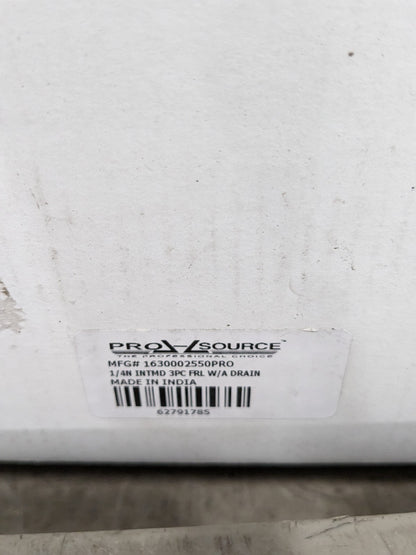 PRO-SOURCE 3 Pc. FRL Combination Unit: 1/4 NPT, Intermediate 1630002550PRO