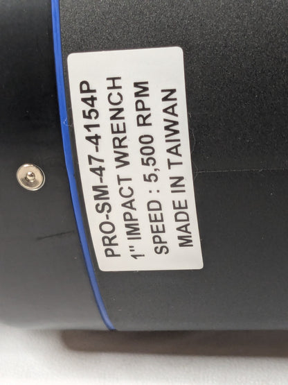 PRO-SOURCE Air Impact Wrench 1" Dr 5500 RPM 200 to 1200 Ft/Lb Pro-SM-47-4154P