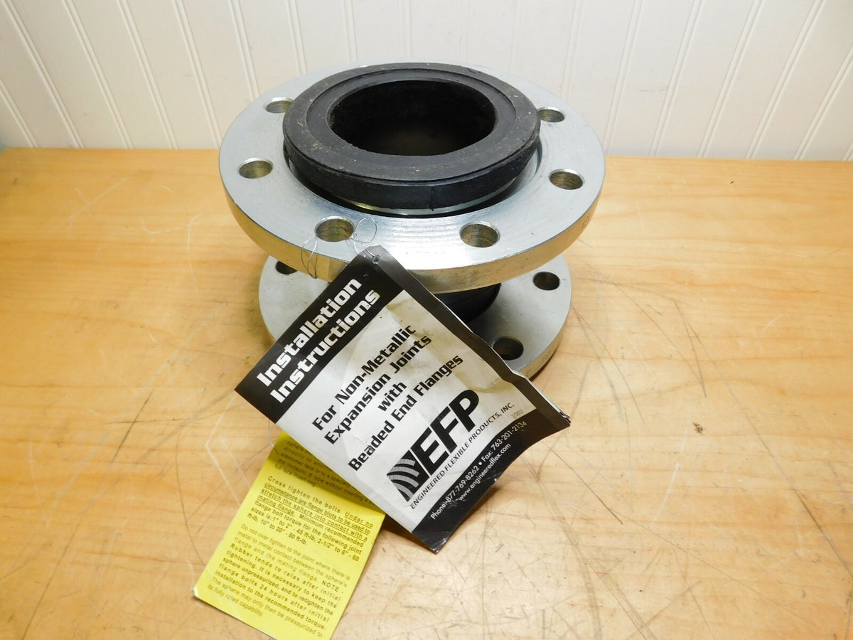 EFP Neoprene Single Arch Pipe Expansion Joint 6"Long x 4" Pipe 301-400