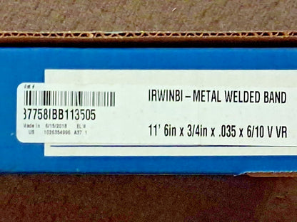 Irwin Blades Welded Bandsaw Blade 11Ft 6" Long x 3/4" Wide 87758IBB113505