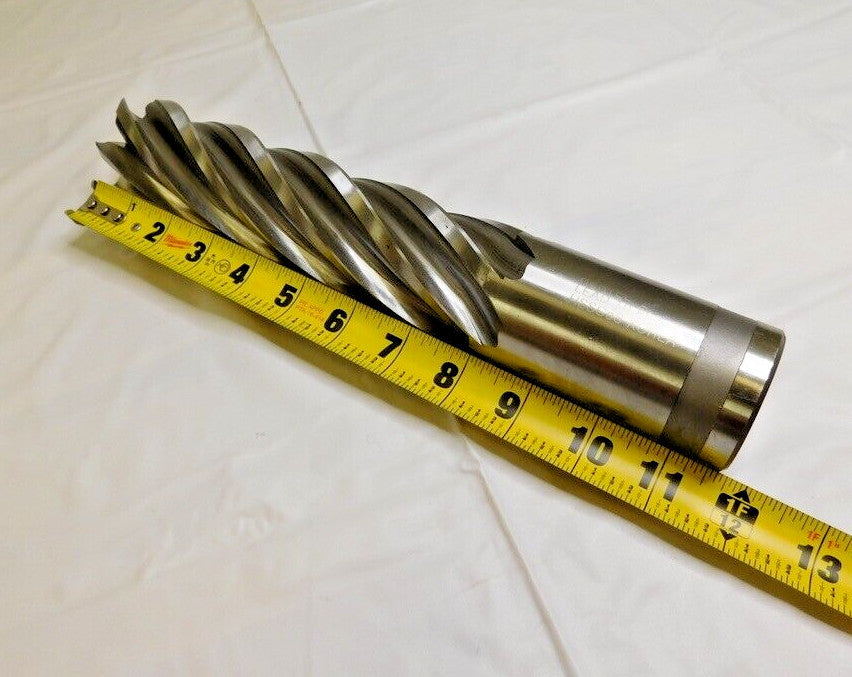 HERTEL Square End Mill RH 2''D x 8''LOC x 2''SD X 11-3/4"OAL 6 FL 91194357