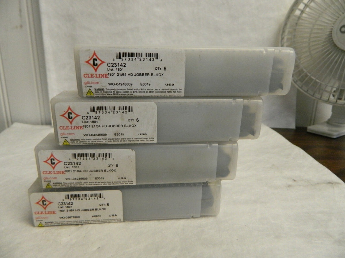 Cle Line HSS Jobber Drill 21/64" 135° Qty 24 C23142