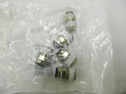 LEGRIS Push-To-Connect Tube to Male NPT Tube Fitting 1/4" Thread, 1/4" OD Qty 50