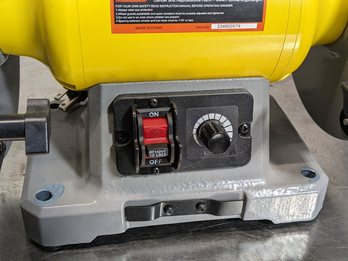 Enco Variable Speed Bench Grinder w/ LED Light 8" Wheel Dia. 120v Parts / Repair