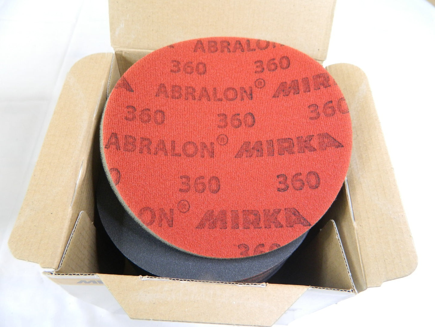 Mirka Abrasives Abralon 6" 360 Grit Silicon Carbide Hook-and-Loop Discs Qty