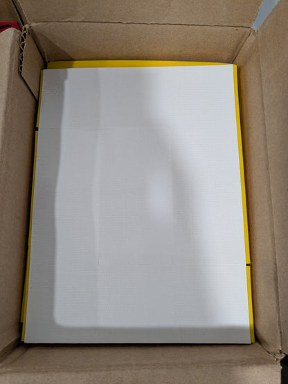 Might Line 2" Wide Die Cut Shape: Vinyl, Yellow, Light Duty Box of 50 LN120