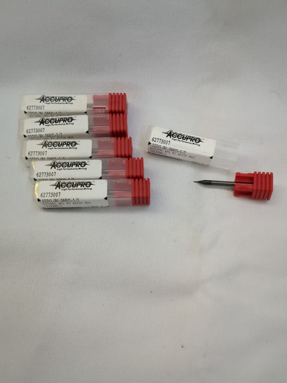 ACCUPRO 6pk Square End Mill: 0.0220" Dia 14796943