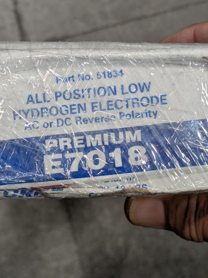 US Forge Stick Welding Electrode: 1/8" Dia, 14" L, Mild Steel, E7018 10LB 51834