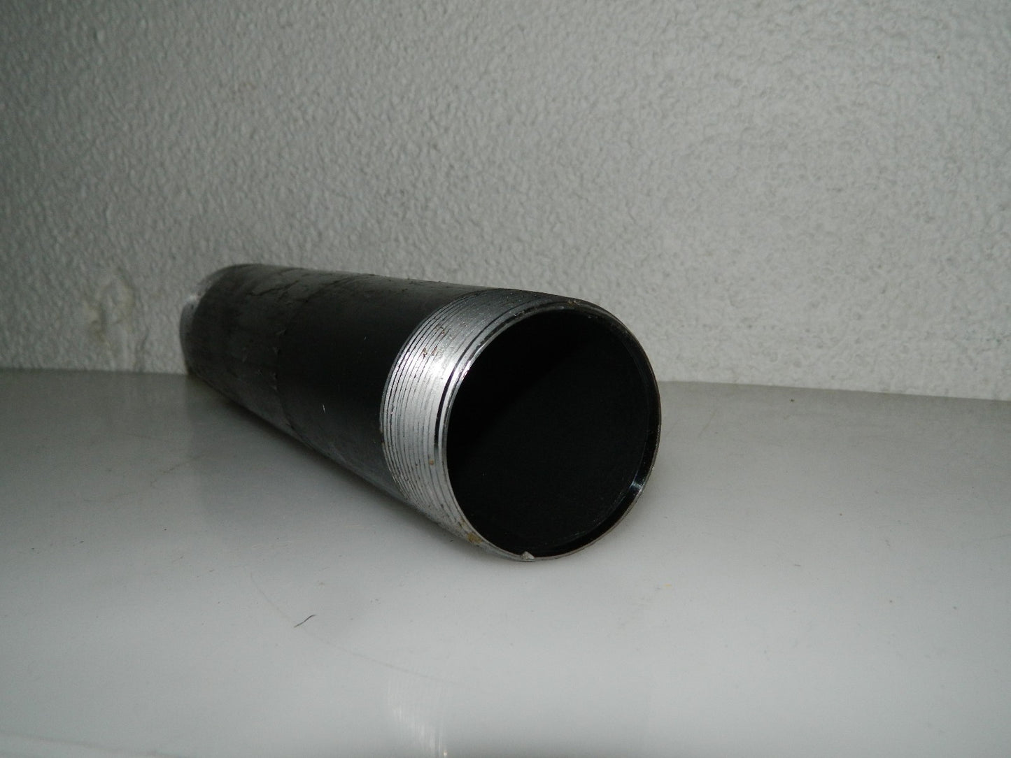B&amp;K Mueller Steel Black Pipe Nipple Schedule 40 2" Dia 10" Long QT