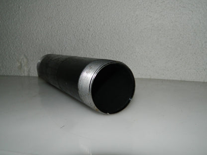 B&amp;K Mueller Steel Black Pipe Nipple Schedule 40 2" Dia 10" Long QT