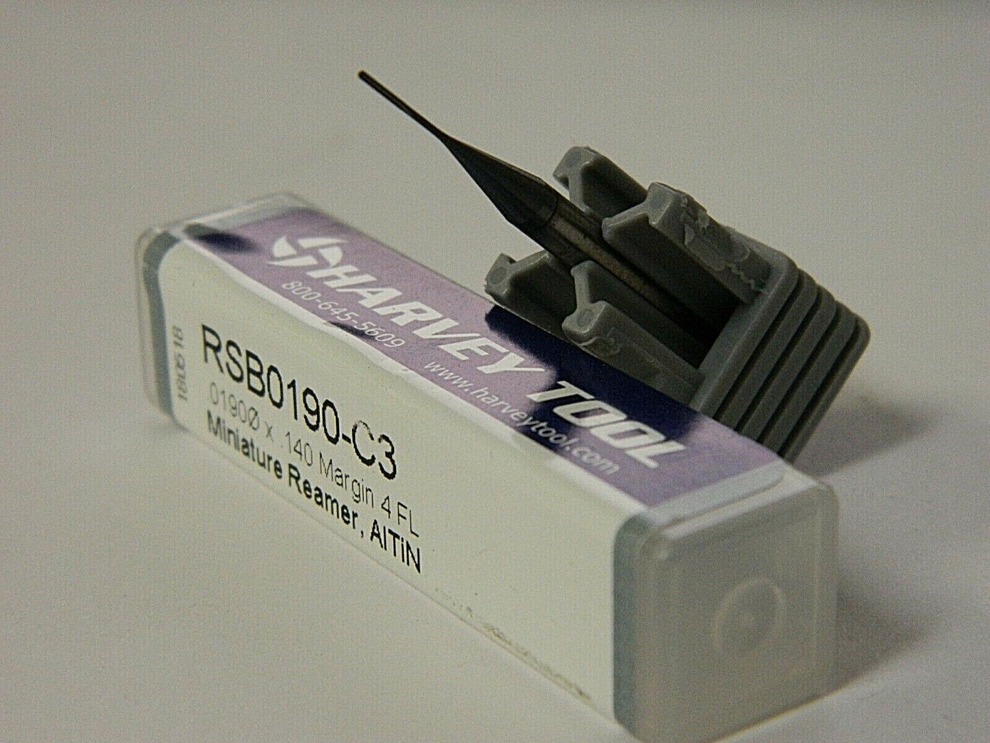 Harvey Tool .0190X.140X.25X1/8 4 FL CARB ALTIN MINI RMR QTY 2  RSB0190-C3