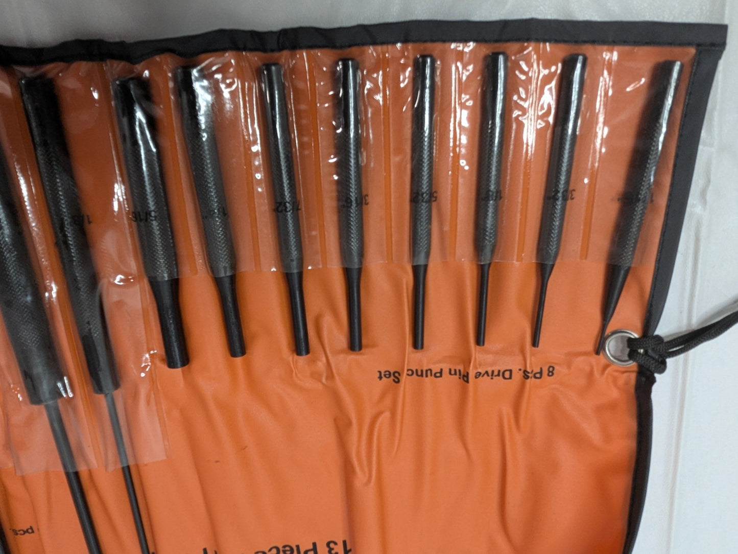 13 Piece Pin Punch Set w/Vinyl Case 1/8" to 3/8" DDP/5-PP/8*