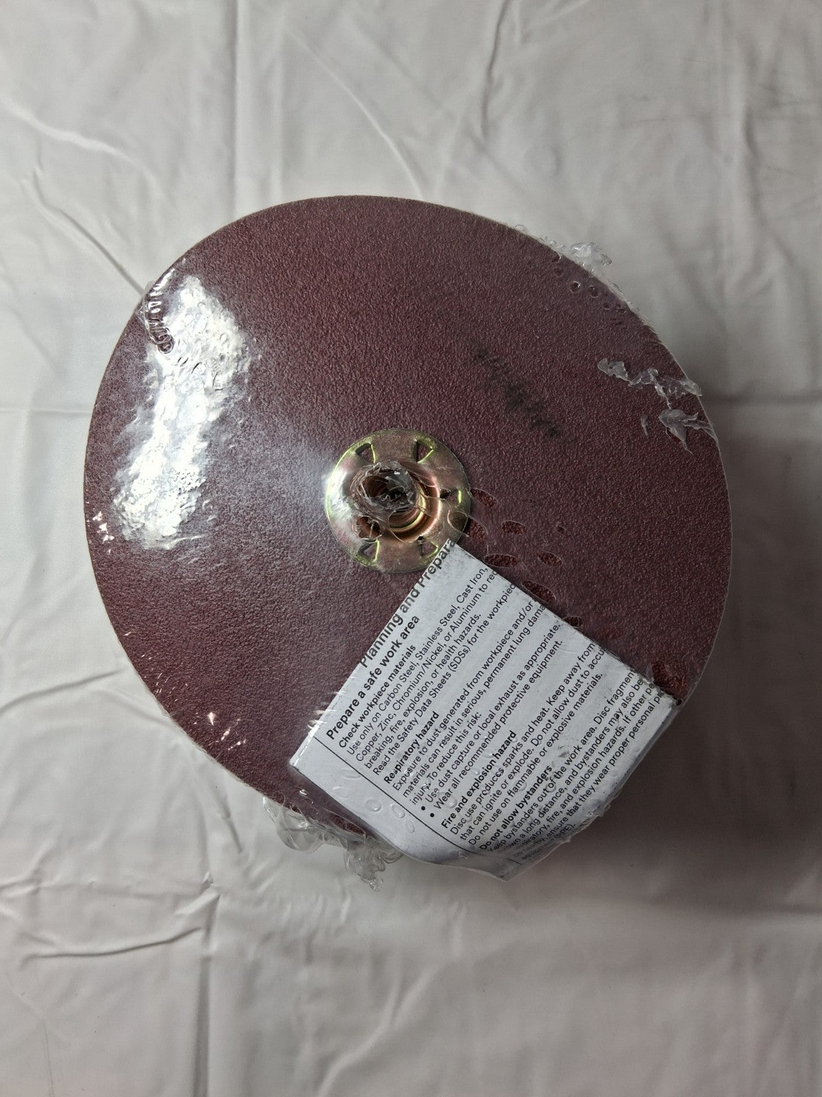 3M Ceramic Alumina Fiber Discs 7" Disc Dia, 5/8-11"H 80 Grit QTY25 89615