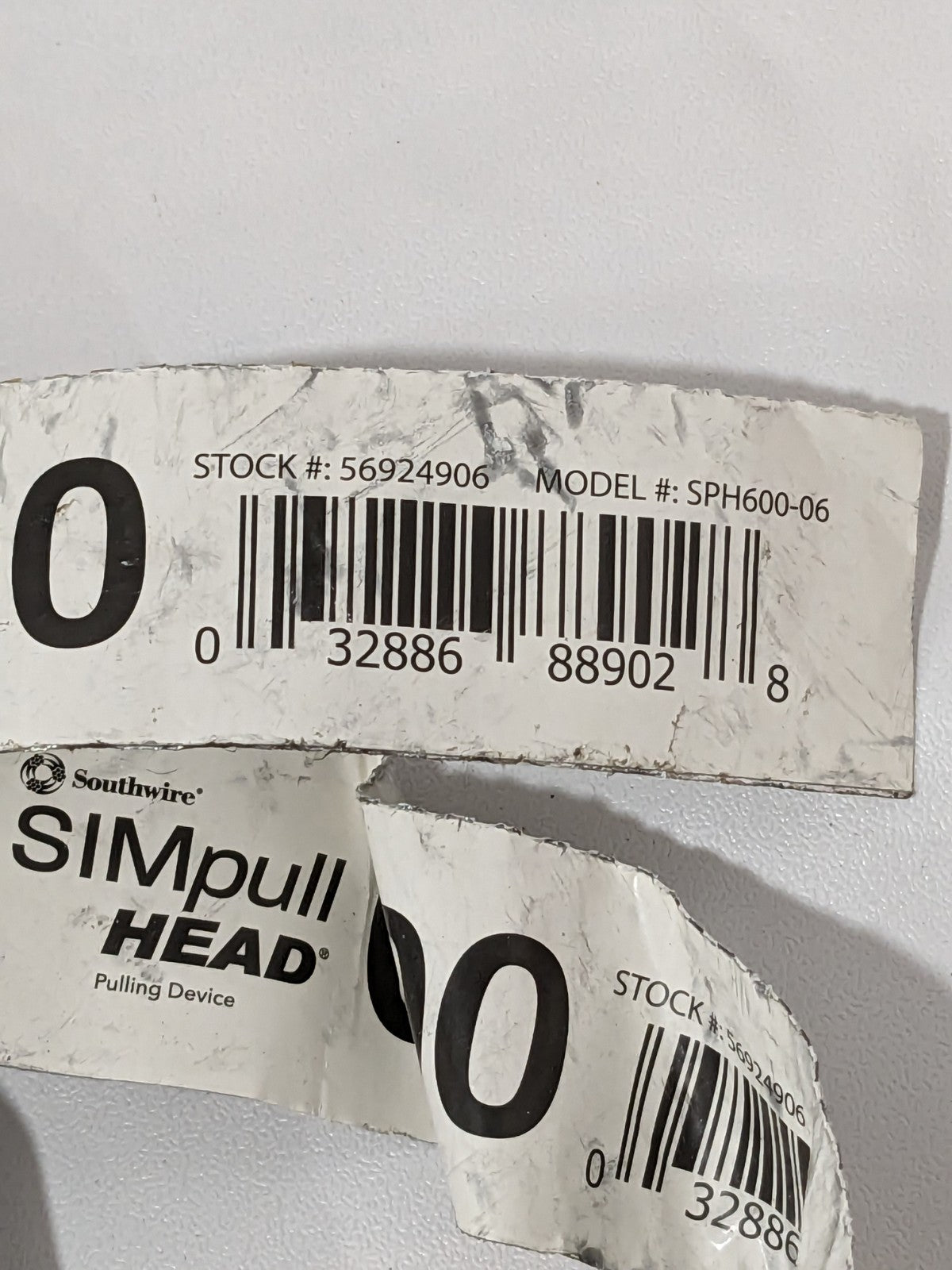 Southwire Maxis 600 kcmil SIMpull HEAD 6" Pulling Device Qty 2 SPH600-06