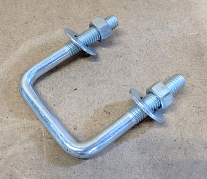 Gibraltar Square U-Bolts  3/8-16 x 1-1/2"L Thread  Zinc Plated Steel  *20 Pack*