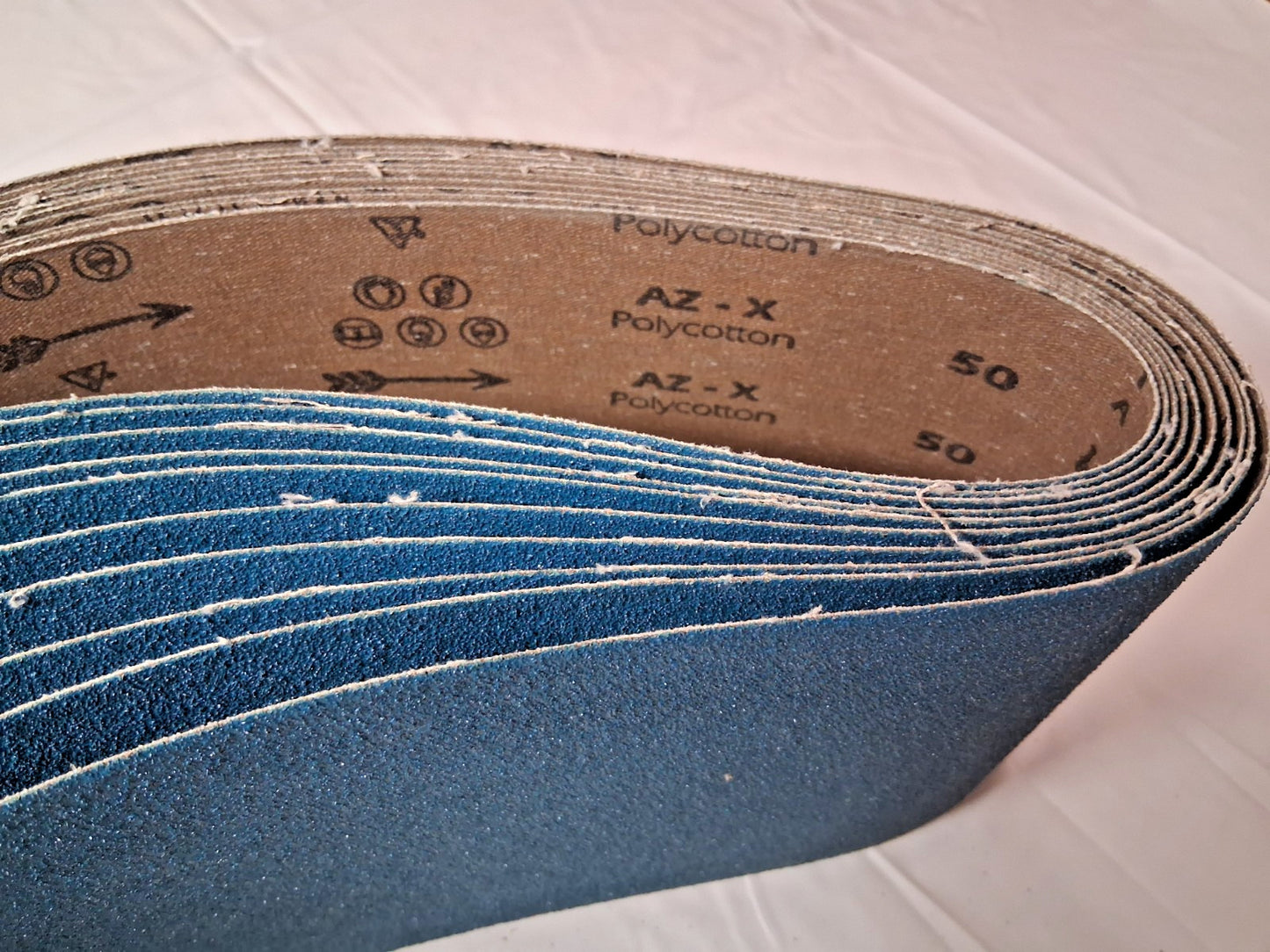 Zirconia Alumina Abrasive Belts 6x48" 50 Grit Coarse QTY10 6900044200081927