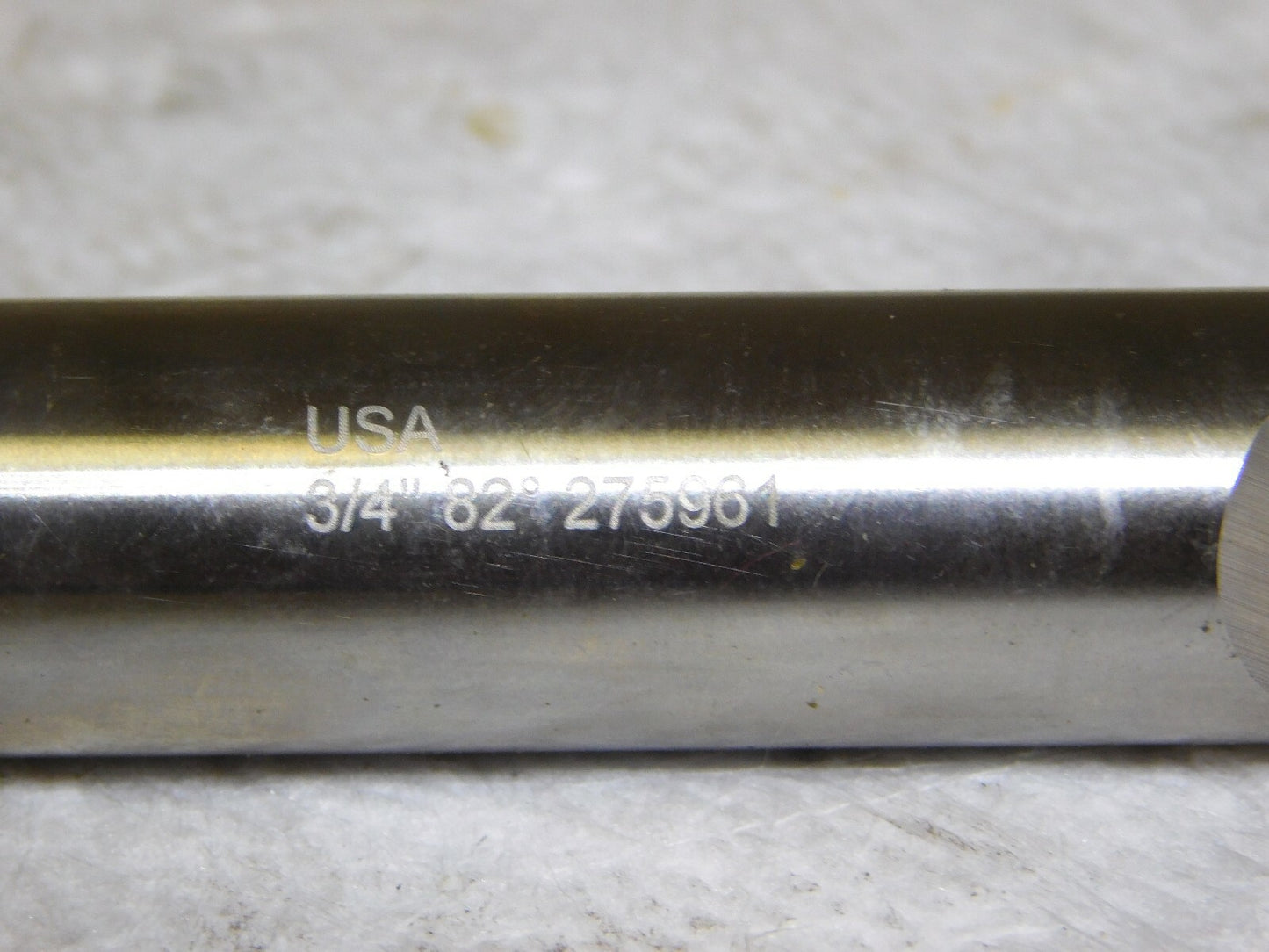 Hertel HSS Double End Countersink 3/4 Head Dia 1Fl 3/4 Shank Dia 89339253 USA