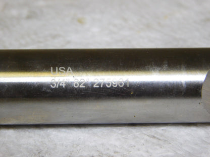Hertel HSS Double End Countersink 3/4 Head Dia 1Fl 3/4 Shank Dia 89339253 USA