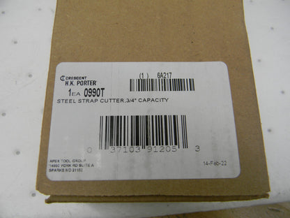 H.K. PORTER 9 OAL, 7/16 Capacity, Strap Cutter 0990T