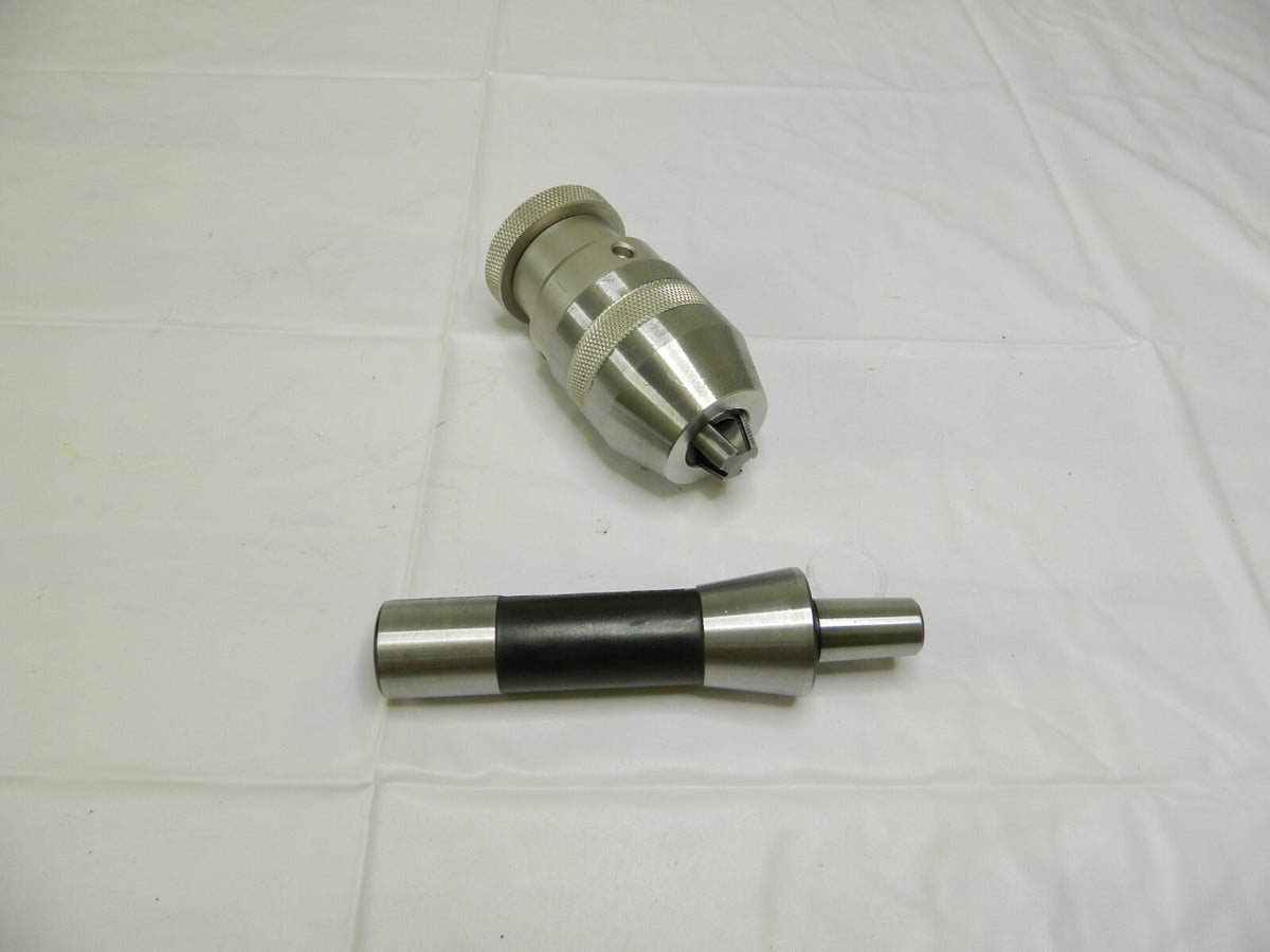 Drill Chuck: 1/2 Capacity, Tapered Mount, JT33 USED