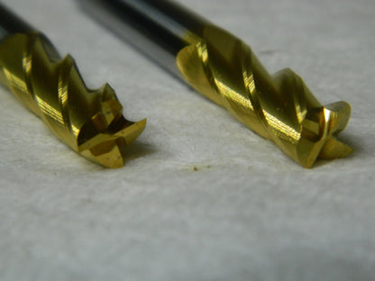 Fullerton Tool  SC Sq End Mill 5/16" x 5/16" x 7/8" 2-1/2" OAL 4 FL Qty 2 32331