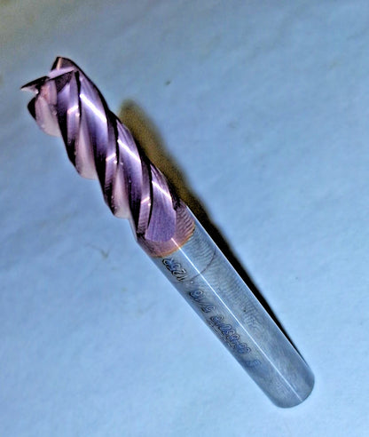 Accupro Corner Radius End Mill 5/16" Dia 3/4" LOC 4 FL Solid Carbide 08483018