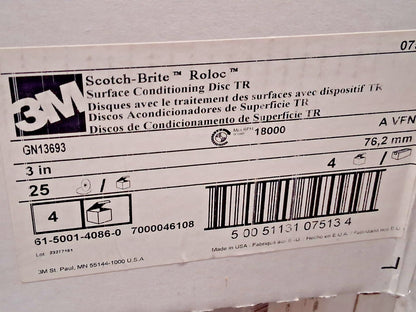3M Aluminum Oxide Quick-Change Discs Qty25 7000046108