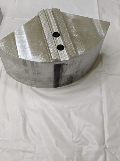 Abbott Soft Lathe Chuck Jaw: Serrated 10 OAW, 4 OAH Qty 2 Jaws KTT10P1