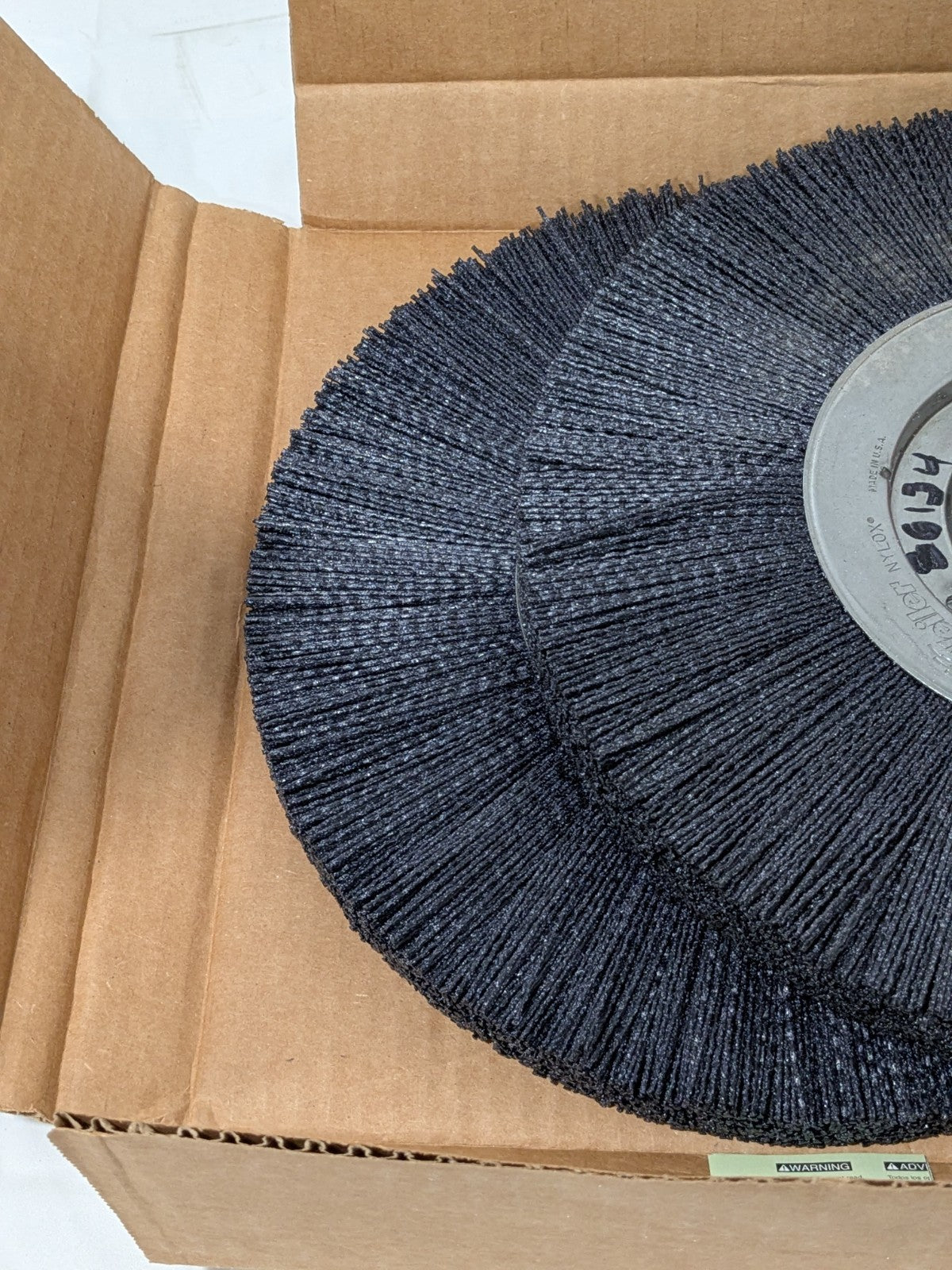 Weiler Wheel Brush: 12" Wheel Dia, 1" Face Width, 0.0550" Wire Di