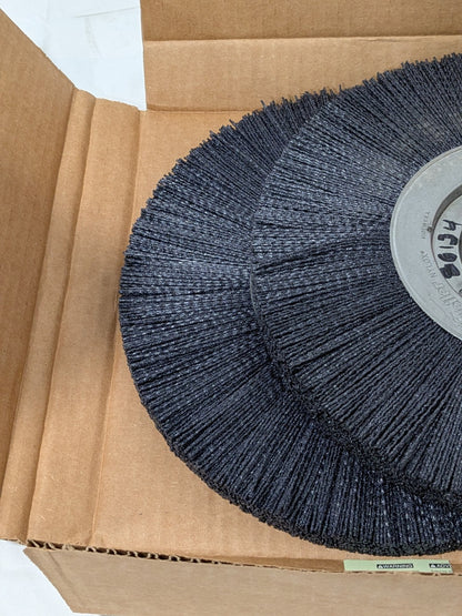 Weiler Wheel Brush: 12" Wheel Dia, 1" Face Width, 0.0550" Wire Di