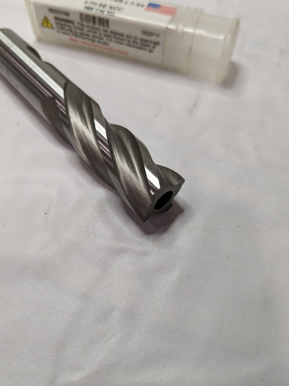 Regal Square End Mill: 41/64" Dia, 1-5/8" LOC, 4 FL 050237AM