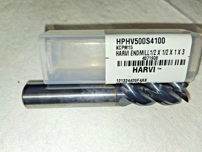 Kennametal Square End Mill 1/2" Dia 1" LOC 4071908