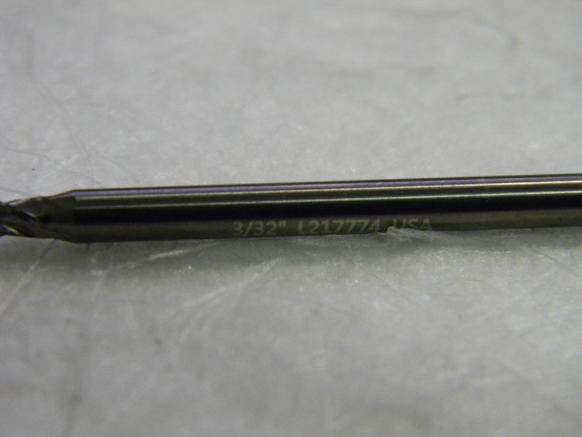 Atrax Solid Carbide Ball End Mill  3/32" Diam 3/8" LOC 4 Flute QTY 2 05355847