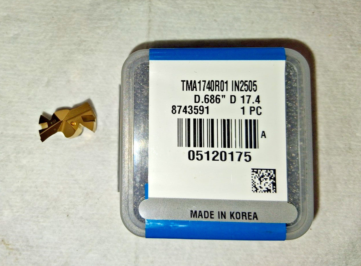 Ingersoll Cutting Tools Replaceable Drill Tip Coolant Through 5120175