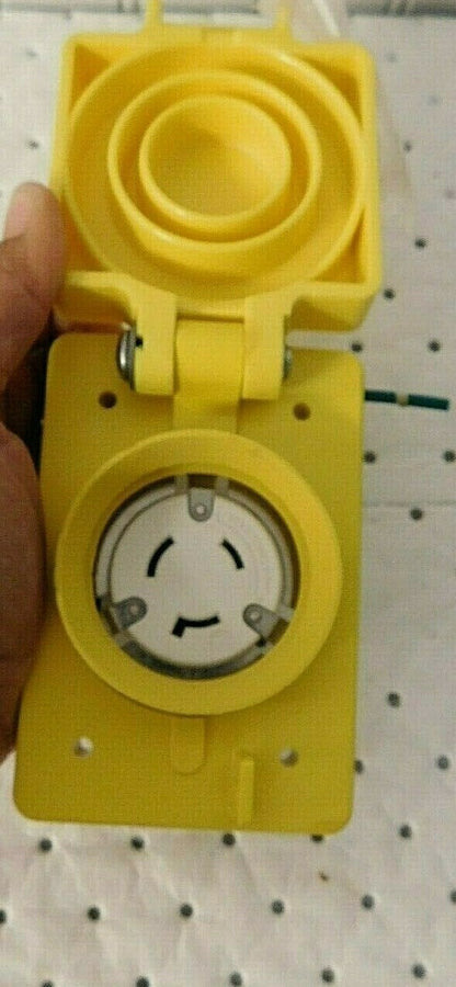 WoodHead  Watertite Receptacle W/Locking  2 Pole/3 Wire NEMA L7-20 277V