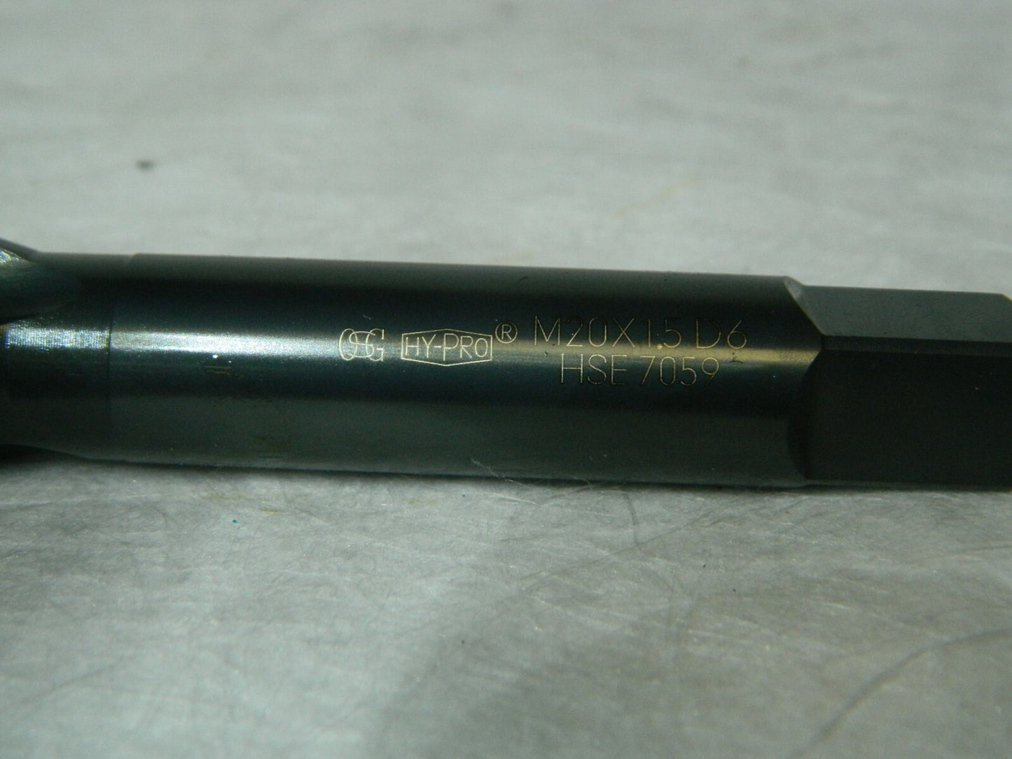 OSG M20x1.50 Metric Fine 3-Flute D6 VHSS Spiral Point Tap 2893401