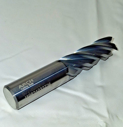Arch Cutting Tools 4 FL Solid Carbide Corner Radius End Mill 1-3/4" LOC 57465338