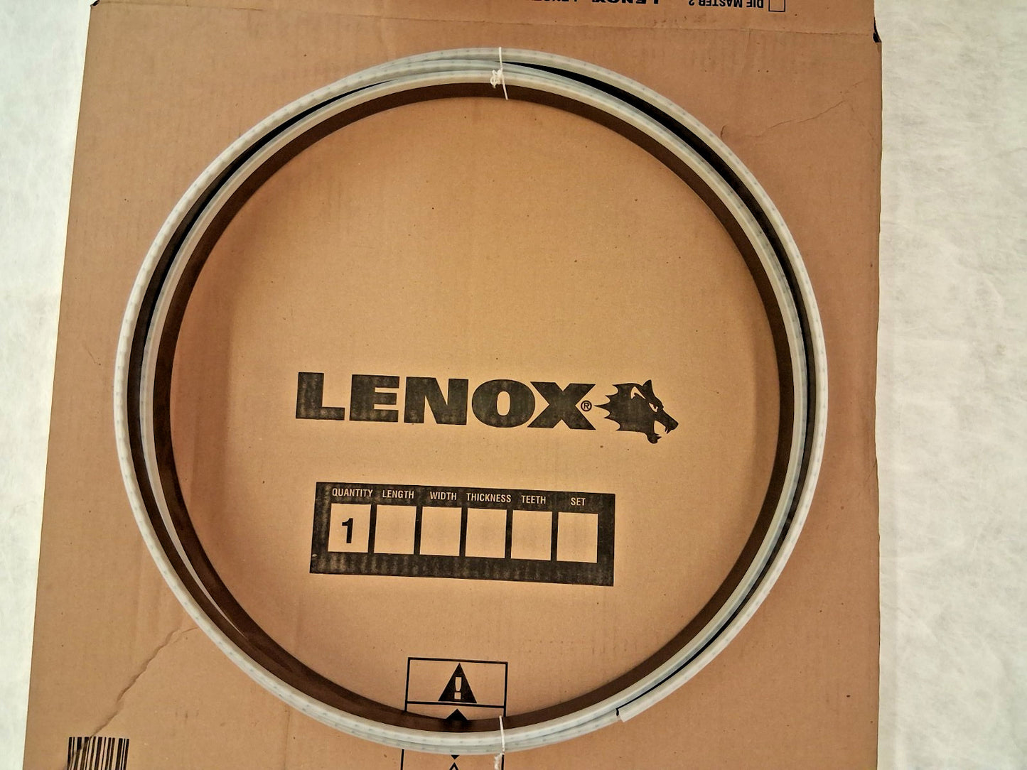 Lenox Welded Bandsaw Blade 15ft 4" Long x 1-1/2" Wide 95251QPB154675