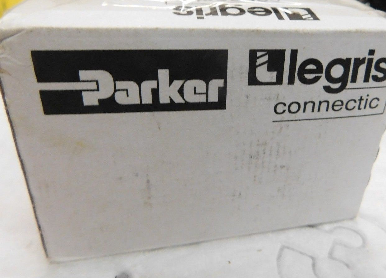 Parker Llegris Nickel Brass Push to Connect Tube Union QTY 10  3606 10 00