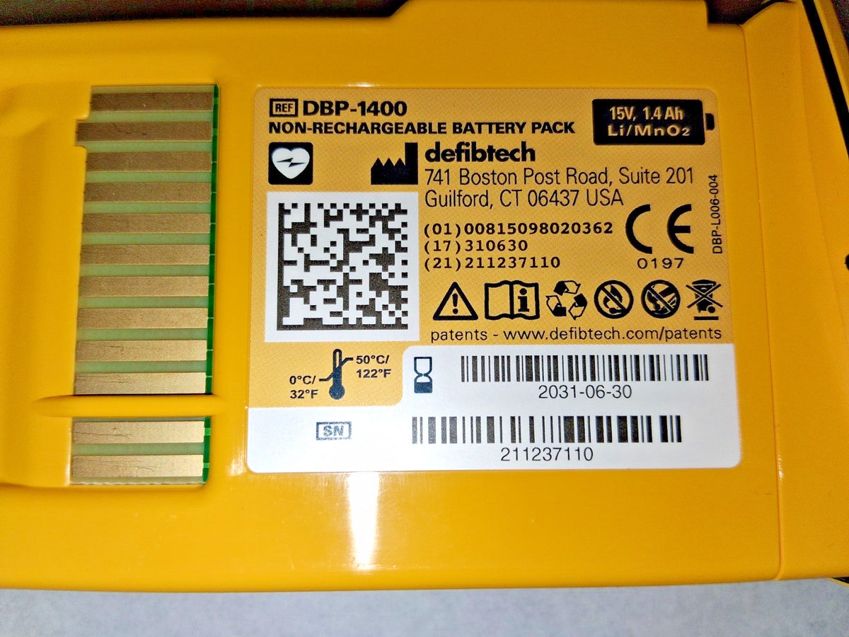 Defibtech Defibrillator Battery Pack DCF-200