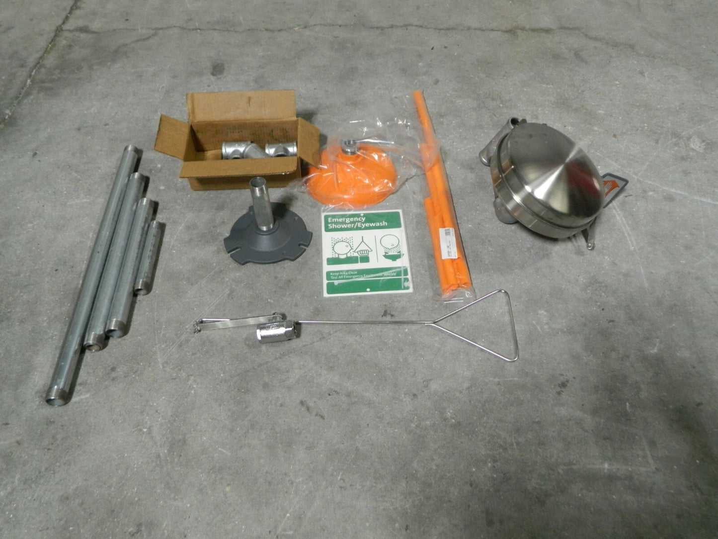 PRO-SAFE Drench shower & Eyewash Station 1-1/4" Inlet 20 GPM Flow PSG1902BC