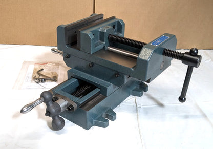 Wilton Cross Slide Drill Press Vise - 6" Jaw - 6" Opening - 7-1/4" OAH  11696